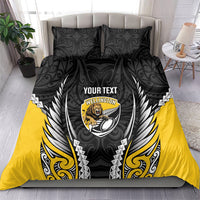 Wellington 2026 Rugby Custom Bedding Set NZ Maori Silver Fern LT14 - Polynesian Pride