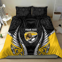 Wellington 2026 Rugby Custom Bedding Set NZ Maori Silver Fern LT14 - Polynesian Pride