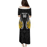 Wellington 2026 Rugby Custom Family Matching Puletasi and Hawaiian Shirt NZ Maori Silver Fern
