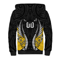 Wellington 2026 Rugby Custom Sherpa Hoodie NZ Maori Silver Fern LT14 - Polynesian Pride