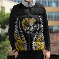 Wellington 2026 Rugby Custom Sleeveless Puffer Jacket NZ Maori Silver Fern