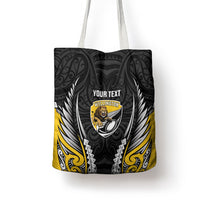 Wellington 2026 Rugby Custom Tote Bag NZ Maori Silver Fern LT14 - Polynesian Pride