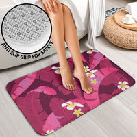 Pink Banana Leaf Hawaii Bathroom Set Lau Maia Plumeria Tropical Summer Vibes LT14 - Polynesian Pride
