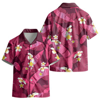 Pink Banana Leaf Hawaii Kid Hawaiian Shirt Lau Maia Plumeria Tropical Summer Vibes LT14 - Polynesian Pride