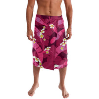 Pink Banana Leaf Hawaii Lavalava Lau Maia Plumeria Tropical Summer Vibes LT14 Pink - Polynesian Pride