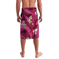 Pink Banana Leaf Hawaii Lavalava Lau Maia Plumeria Tropical Summer Vibes LT14 - Polynesian Pride