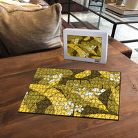 Yellow Banana Leaf Hawaii Puzzle Lau Maia Plumeria Tropical Summer Vibes LT14 - Polynesian Pride