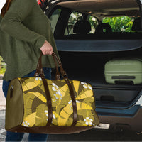 Yellow Banana Leaf Hawaii Travel Bag Lau Maia Plumeria Tropical Summer Vibes LT14 - Polynesian Pride