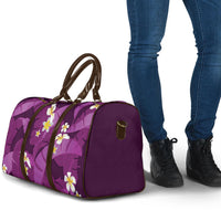 Purple Banana Leaf Hawaii Travel Bag Lau Maia Plumeria Tropical Summer Vibes LT14 - Polynesian Pride