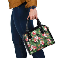 Pineapple Skull Aloha Hawaii Shoulder Handbag Summer Vibes Tropical Seamless Pattern - Polynesian Pride
