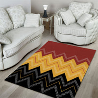 Kaokao Maori Tukutuku Inspired New Zealand Area Rug LT14 - Polynesian Pride