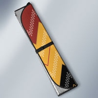 Kaokao Maori Tukutuku Inspired New Zealand Auto Sun Shade LT14 - Polynesian Pride