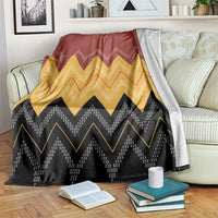 Kaokao Maori Tukutuku Inspired New Zealand Blanket LT14 Multicolor - Polynesian Pride