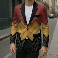 Kaokao Maori Tukutuku Inspired New Zealand Blazer LT14 - Polynesian Pride