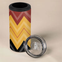 Kaokao Maori Tukutuku Inspired New Zealand 4 in 1 Can Cooler Tumbler LT14 - Polynesian Pride