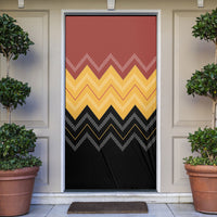 Kaokao Maori Tukutuku Inspired New Zealand Door Cover LT14 Multicolor - Polynesian Pride