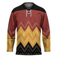 Kaokao Maori Tukutuku Inspired New Zealand Hockey Jersey LT14 Unisex Multicolor - Polynesian Pride