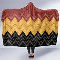 Kaokao Maori Tukutuku Inspired New Zealand Hooded Blanket LT14 One Size Multicolor - Polynesian Pride