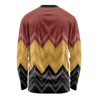 Kaokao Maori Tukutuku Inspired New Zealand Long Sleeve Shirt LT14 - Polynesian Pride