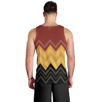 Kaokao Maori Tukutuku Inspired New Zealand Men Tank Top LT14 - Polynesian Pride