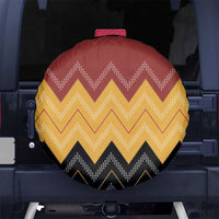 Kaokao Maori Tukutuku Inspired New Zealand Spare Tire Cover LT14 No hole Multicolor - Polynesian Pride