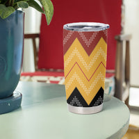 Kaokao Maori Tukutuku Inspired New Zealand Tumbler Cup LT14 - Polynesian Pride