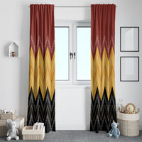 Kaokao Maori Tukutuku Inspired New Zealand Window Curtain LT14 - Polynesian Pride