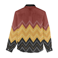 Kaokao Maori Tukutuku Inspired New Zealand Women Casual Shirt LT14 - Polynesian Pride