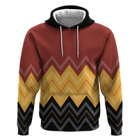 Kaokao Maori Tukutuku Inspired New Zealand Zip Hoodie LT14 Pullover Hoodie Multicolor - Polynesian Pride