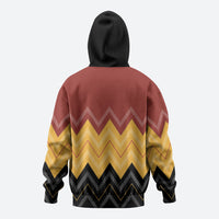 Kaokao Maori Tukutuku Inspired New Zealand Zip Hoodie LT14 - Polynesian Pride