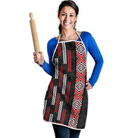 Roimata Toroa Maori Taniko Inspired New Zealand Apron LT14 - Polynesian Pride
