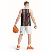 Roimata Toroa Maori Taniko Inspired New Zealand Basketball Jersey LT14 - Polynesian Pride