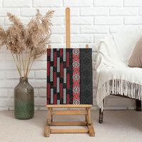 Roimata Toroa Maori Taniko Inspired New Zealand Canvas Wall Art LT14 - Polynesian Pride