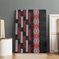Roimata Toroa Maori Taniko Inspired New Zealand Canvas Wall Art LT14 - Polynesian Pride
