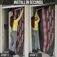 Roimata Toroa Maori Taniko Inspired New Zealand Door Cover LT14 - Polynesian Pride