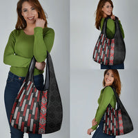 Roimata Toroa Maori Taniko Inspired New Zealand Grocery Bag LT14 - Polynesian Pride