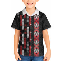 Roimata Toroa Maori Taniko Inspired New Zealand Hawaiian Shirt LT14 - Polynesian Pride