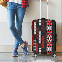 Roimata Toroa Maori Taniko Inspired New Zealand Luggage Cover LT14 - Polynesian Pride