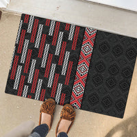 Roimata Toroa Maori Taniko Inspired New Zealand Rubber Doormat LT14 - Polynesian Pride