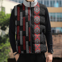 Roimata Toroa Maori Taniko Inspired New Zealand Sleeveless Puffer Jacket LT14 - Polynesian Pride
