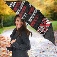 Roimata Toroa Maori Taniko Inspired New Zealand Umbrella LT14 - Polynesian Pride