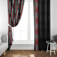 Roimata Toroa Maori Taniko Inspired New Zealand Window Curtain LT14 - Polynesian Pride