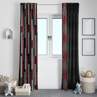 Roimata Toroa Maori Taniko Inspired New Zealand Window Curtain LT14 - Polynesian Pride