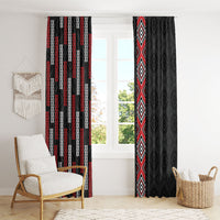Roimata Toroa Maori Taniko Inspired New Zealand Window Curtain LT14 - Polynesian Pride
