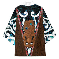 New Zealand Whakairo Kimono Tiki Maori Carving Taniko Motifs LT14 - Polynesian Pride