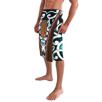 New Zealand Whakairo Lavalava Tiki Maori Carving Taniko Motifs LT14 - Polynesian Pride