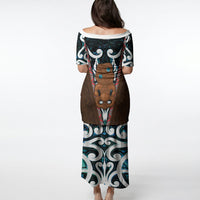 New Zealand Whakairo Puletasi Tiki Maori Carving Taniko Motifs LT14 - Polynesian Pride