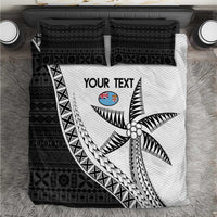 Custom Fiji Rugby Bedding Set Go Champions Fijian Tapa Cloth LT14 White - Polynesian Pride