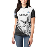 Custom Fiji Rugby Women Polo Shirt Go Champions Fijian Tapa Cloth LT14 - Polynesian Pride