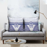 Personalised Queen Salote College Pillow Cover Kolisi Fefine 100th Anniversary Kupesi White - Polynesian Pride